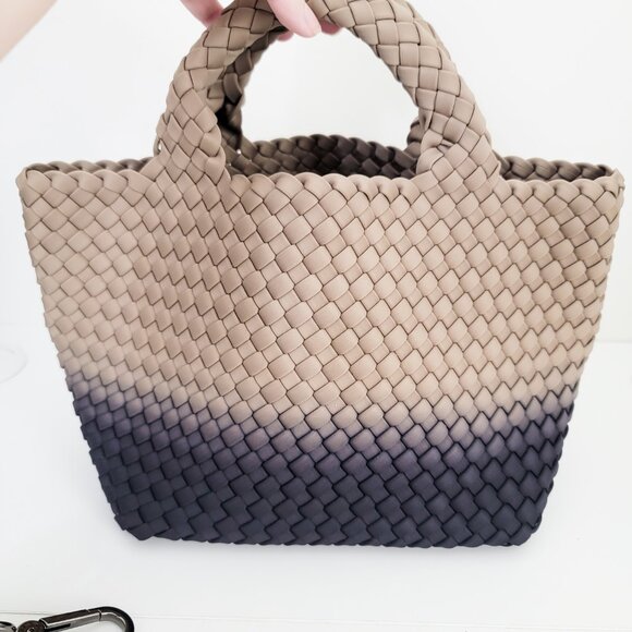 Naghedi St. Barth's Black Sand Dip Dye Mini Tote - Picture 5 of 7